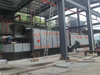 生物质锅炉+燃烧机